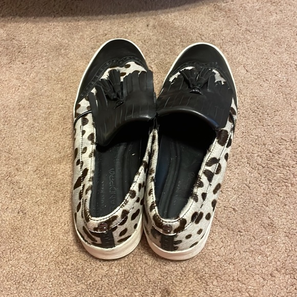 Womens Cole Haan Grandpro Spectator Kiltie Slip on Sneakers, Black/White Sz 11 - Picture 3 of 8